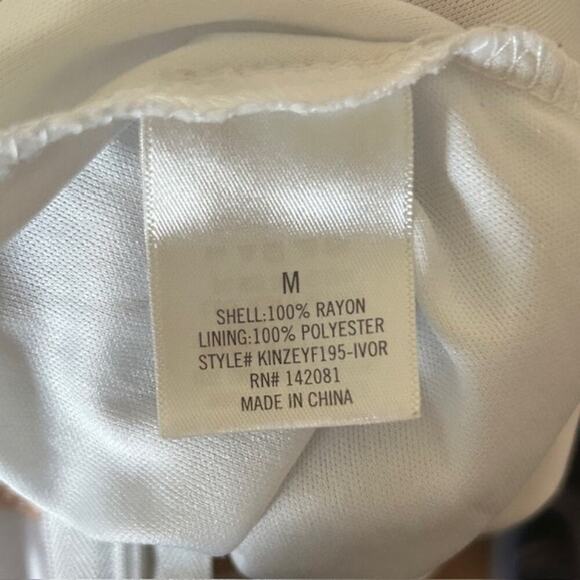 Megan Tie-Front Striped Fully Lined Romper Boho Chic Summer Outfit Size Medium - Picture 9 of 9